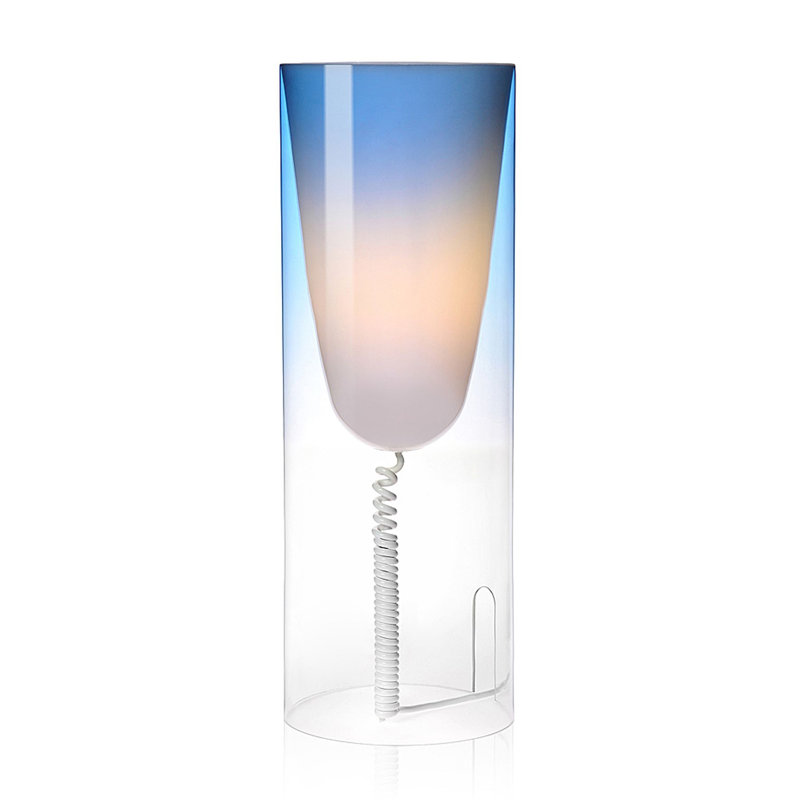 Lampe de table toobe, H 21,75 po x l 15,5 po x P 15,5 po, Bleu