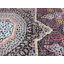 Tapis de zone en laine noir/beige 11 pi 10 po x 15 po one-of-kind à la main noué la Stef