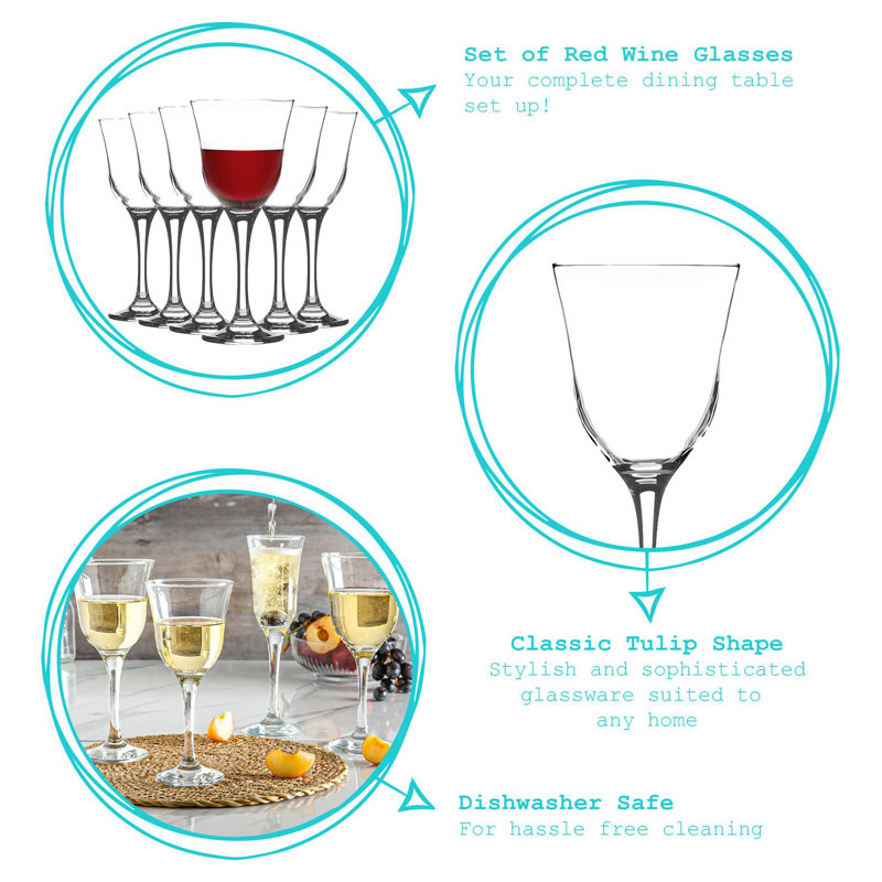 Handmade Red Wine Glass, 12, 295