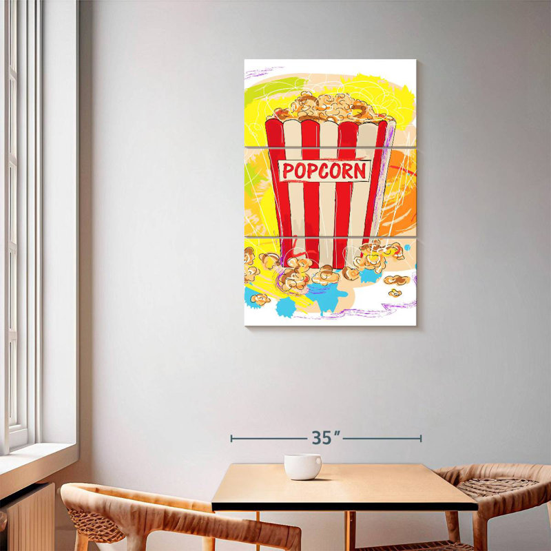 Yarlin Popcorn, 57" H x 36" W