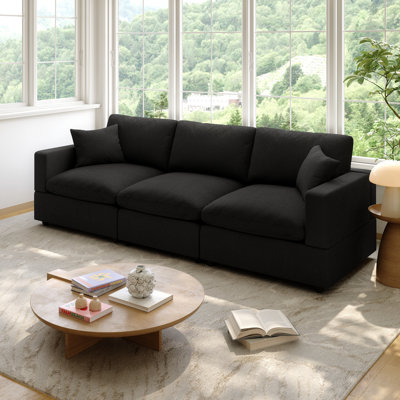 Canapé modulaire Cloud Couch, canapé modulaire convertible à siège profond pour le salon, canapé modulaire rembourré en duvet moelleux moderne