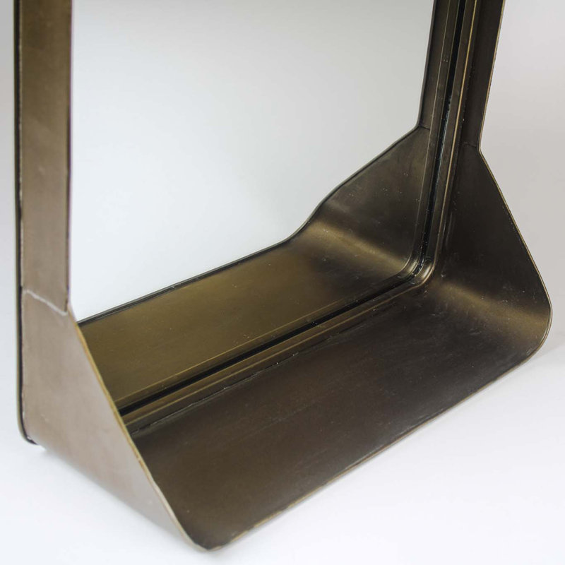 Hughesdale Flat Mirror with Shelves