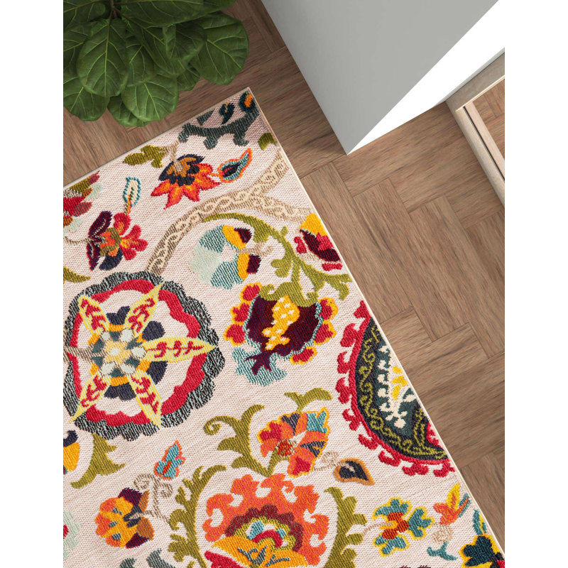 Tapis Bungalow Rose Nahla Caimin, Rectangle 5 pi 3 po x 8 pi