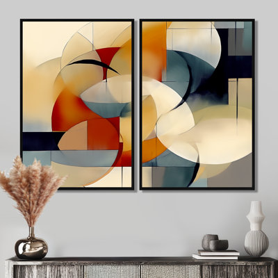 Exploring Abstracted Patterns I - Abstract Geometric Wall Art