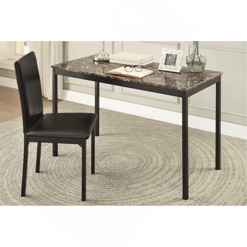 Ensemble de bureau d'écriture et de chaises polyvalent pour le bureau à domicile, améliorant la productivité et le style