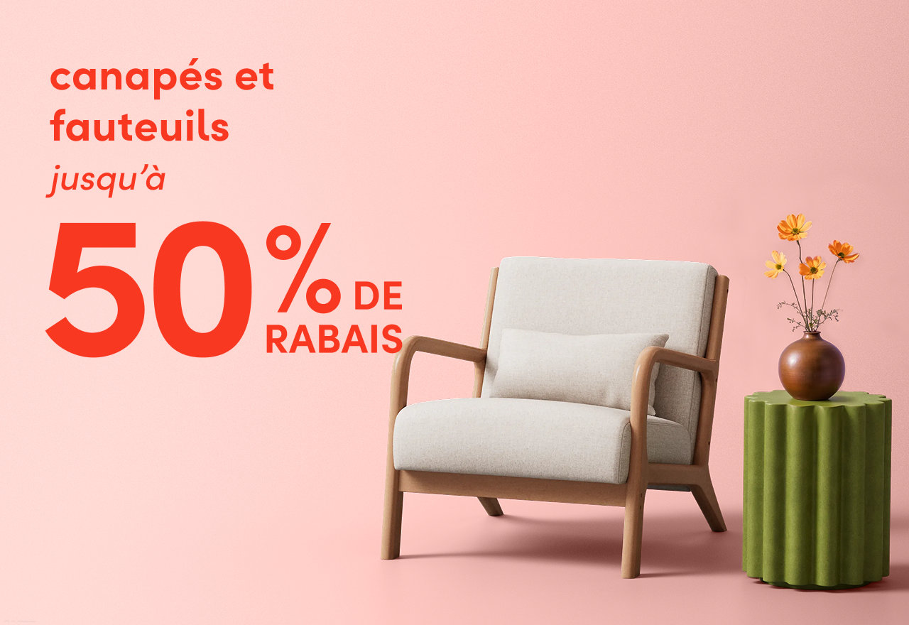 canapés et fauteuils en solde