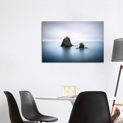 Meoto Iwa Also Known As The Wedded Rocks 1 Piece Wrapped Canvas Wall Art