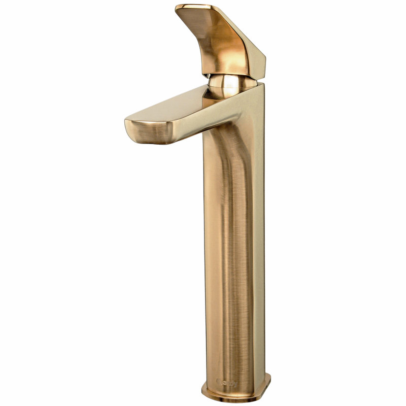 Vessel Sink Bathroom Faucet, Brushed Gold