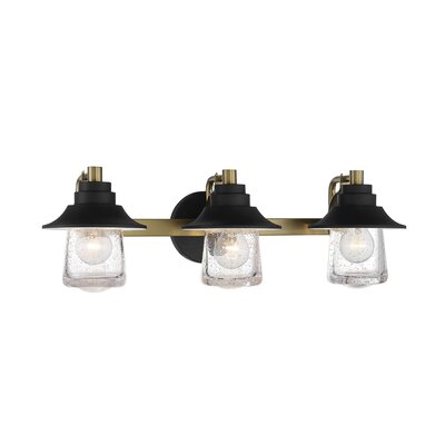 3-Light Dimmable Sand Coal Bath Bar -  Minka Lavery, 4893-685