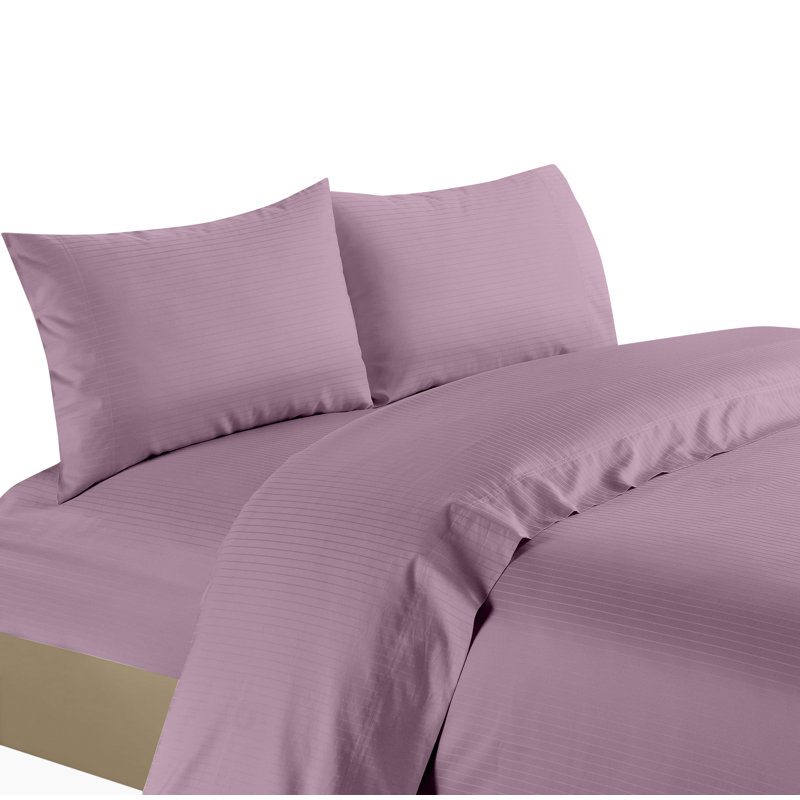 Ensemble de draps en satin de coton de qualité égyptienne 1200 fils , Ensemble de draps pour lit simple + drap-housse +
