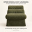 Upholstered 32.6 " Chenille Sofa-1446398913