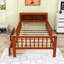 Lit simple avec tiroirs et tablettes de rangement-262780919