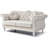 Elegant Flared Arm Loveseat-778061203