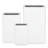 Kute Nest Elio Zen Column Fiberstone Planter - Santorini White - H25"-888501629-888501628