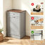 Armoire poubelle inclinable Havant 10 gallons-106451144