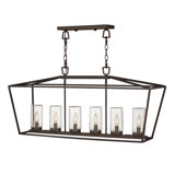 Alford Place 6 -Bulb 18.75" H Outdoor Chandelier