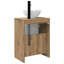 Single Bathroom Vanity with Ceramic Basin-1379808427