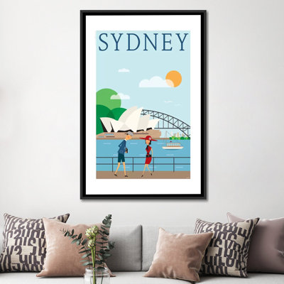Sydney par TomasDesign - reproduction sur toile tendue