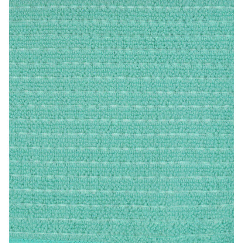 Torchon en microfibre à chevrons, Aigue-marine