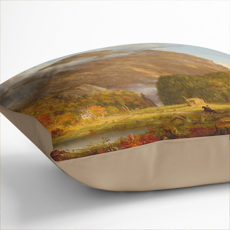 Square Cushion, 40cm H x 40cm W x 15cm D, Stone