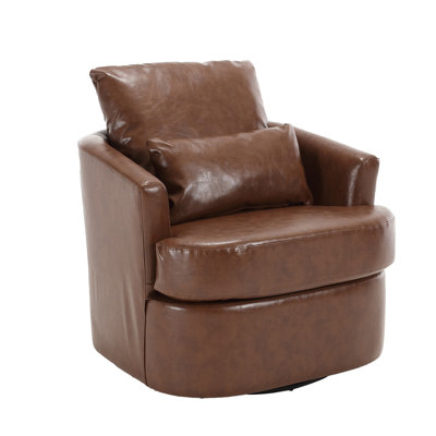 Swivel Barrel Chair by Latitude Run