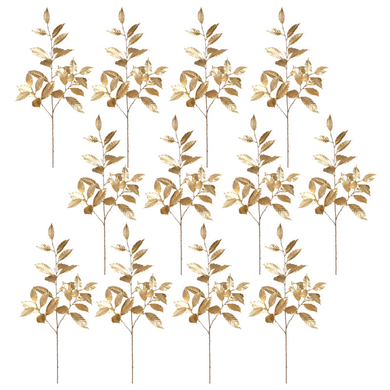 Holiday Luxe Leaf Spray, 46 Inches