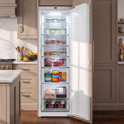 Ca'Lefort 22-in 9.75 cu ft Panel Ready Built-In All Freezer with Pull-Out Drawers