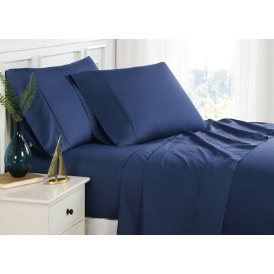 Curtia 200 Thread Count 100% Cotton Percale Sheet Set