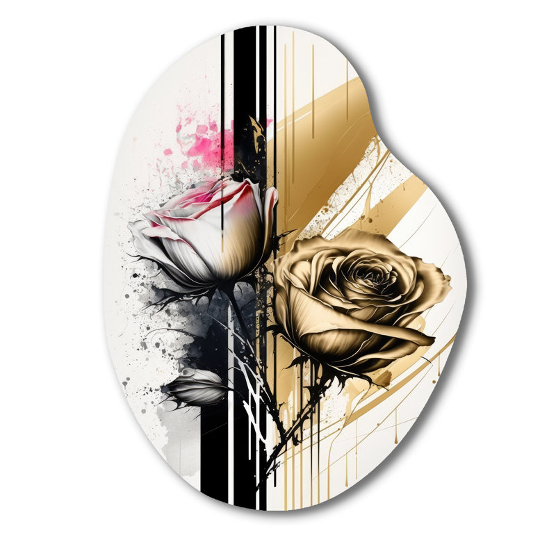 Décoration murale irrégulière Emmitt, H 30 po x l 22 po x P 1 po
