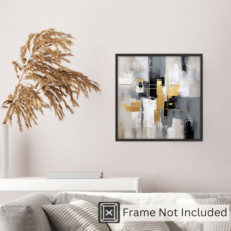 Abstract Abstract Dream VI Transitional Unframed Art Print, 14" H x 14" W