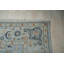 Tapis traditionnel en laine noué à la main bleu clair Makhyia