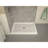 ANZZI 36 in. L x 48 in. W Corner Shower - Shower Pan Base with Center Drain in Glossy White Marine Acrylic