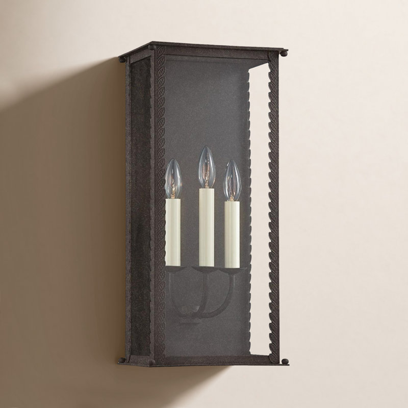 Zuma Light Wall Sconce, French Iron, 21.25" H x 9.5" W x 7" D