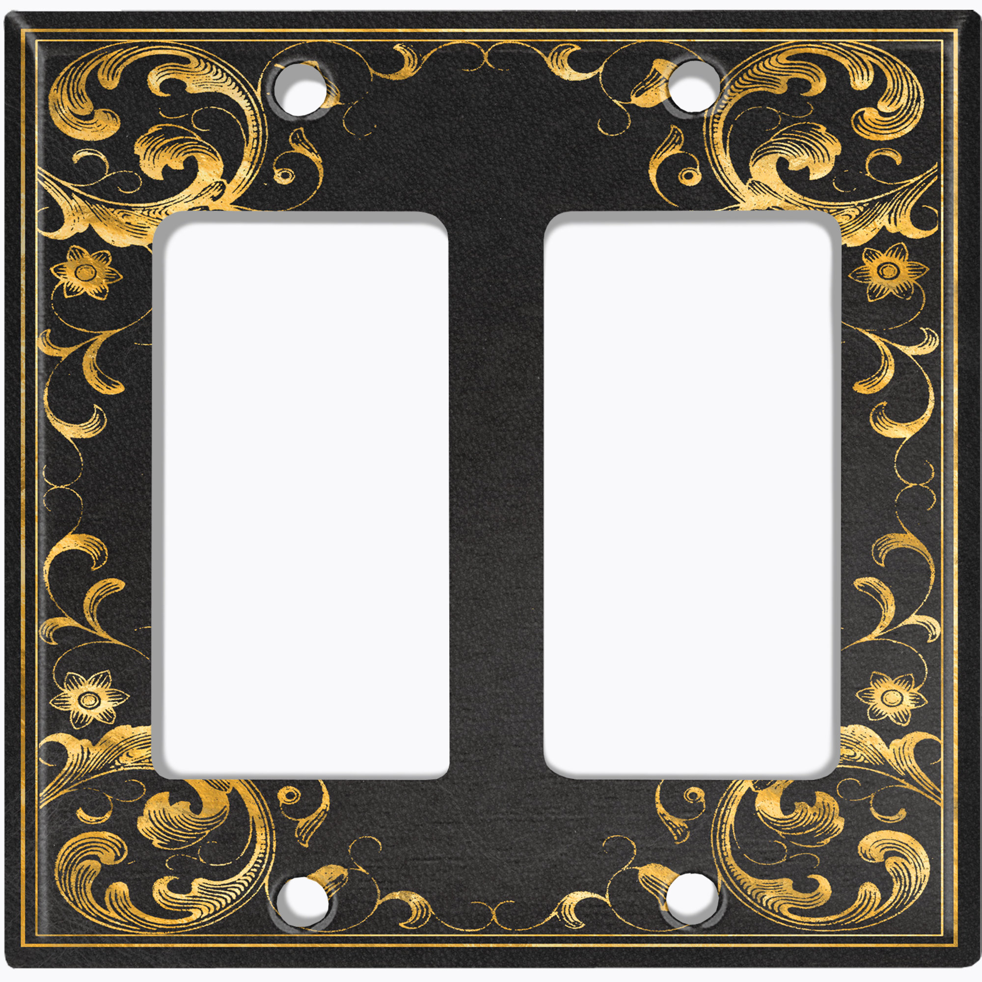 WorldAcc 2-Gang Rocker Wall Plate | Wayfair