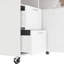 Table roulante extensible pour cuisine / chariot de bar avec rangement
