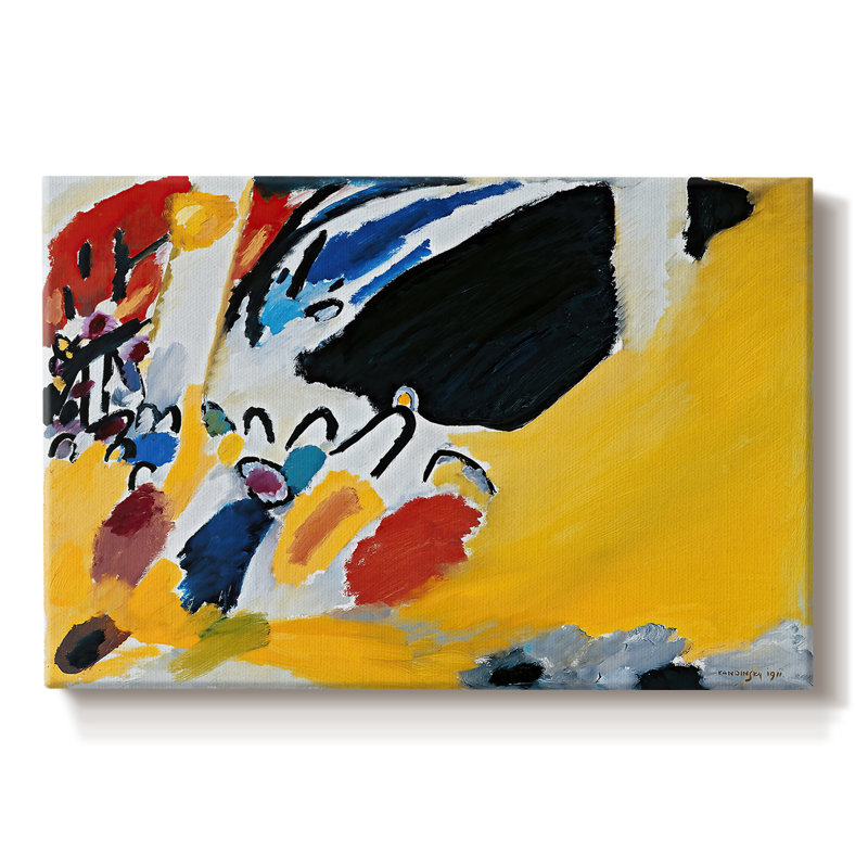 Impression III (concert) - Wassily Kandinsky - Toile tendue avec châssis - 1970, 12x18