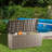 230Gallons Water Resistant Resin Lockable Deck Box-101494348