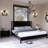 Ethan Solid Wood Platform Bed with Headboard, Rustic Bed Frame-652529524-665549506