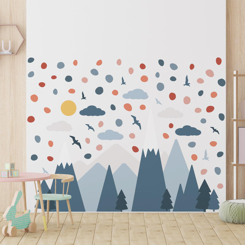 Landscape & Nature Non-Wall Damaging Wall Decal
