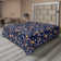 Drap plat à motif floral bohème Ambesonne