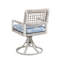 Seabrook Swivel Rocker Arm Dining Chair