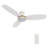 Smart Flush Mount Ceiling Fan with Light, Remote Control, DC Motor-93934863-70836688