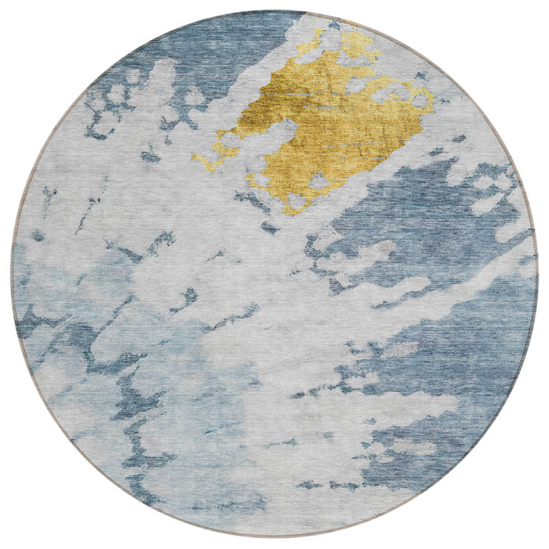 Melania Abstract Rug, Round 8'