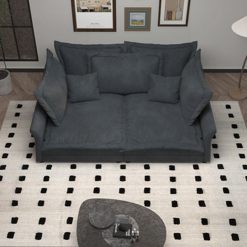 Canapé rembourré Modern, Gris