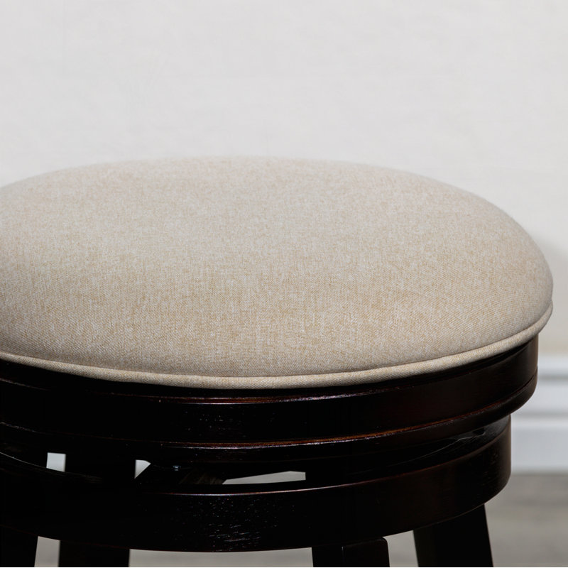 Tabouret de bar 30 po, Brun, Beige
