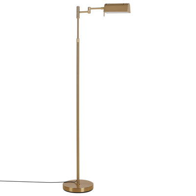 57" Industrial Vintage Floor Lamp With Remote Control, Dimmable & Color Temperatures