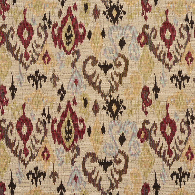 Fabric, Beige/Red