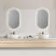 Miroir mural de salle de bain / meuble-lavabo moderne Oleggio-584081700