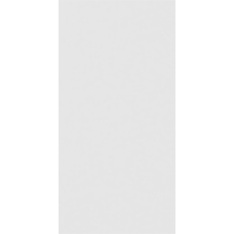 White PVC Standard Foster Plinth Block with Square Edge