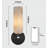 1 - Light Dimmable Armed Wall Sconce Wallchiere With Faux Alabaster Shade-1803396486